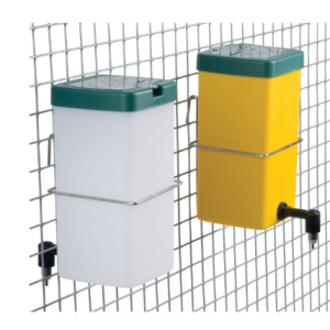 1L mahutavusega roostevabast terasest nipliga küülikujootja