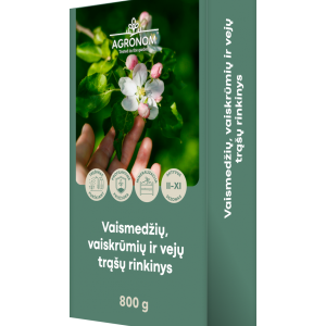 Puuviljapuu-, marjapõõsa- ja muru väetiste komplekt, 0,8 kg