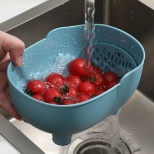 Kauss puu- ja köögiviljade pesemiseks, supi kurnamiseks jm