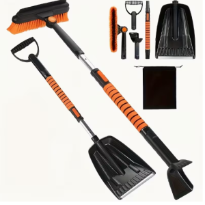 Auto lume puhastamise ja kaevamise komplekt, 4 in 1