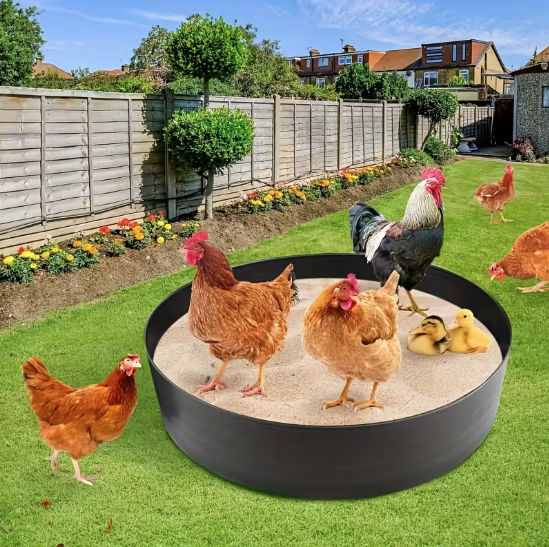 Ümmargune kangast liivavann lindudele