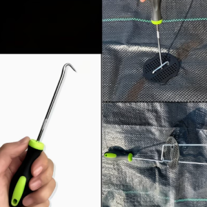 Mitmeotstarbeline konksuga tööriist – aiavaia eemaldaja, rohimisriist jm