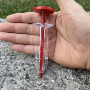 Seemnedosaator, süstal – eriti sobiv väikeste seemnete jaoks