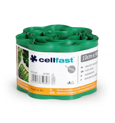 MURU ÄÄRERIBA ROHELINE 10CM × 9M