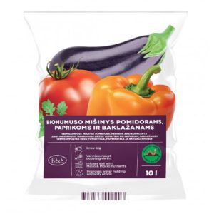 MULLASEGU BIOHUMUSE BAASIL TOMATITELE, PAPRIKADELE JA BAKLAŽAANIDELE 10 L