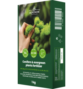 AGRONOM VÄETIS OKASPUUDELE JA IGIKROHELISTELE TAIMEDELE, 1 KG
