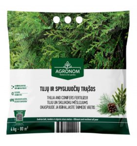 TUJADE JA OKASPUUDE VÄETIS, 4 KG