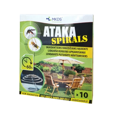 Ataka spiraal-insektitsiid sääskede vastu, 10 tk.