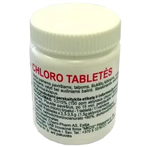Klooritabletid, 8 tk