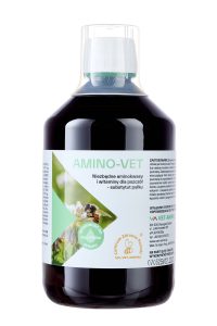 AMINO-VET – Asendamatud aminohapped ja vitamiinid mesilastele (õietolmu asendaja), 500 ml.