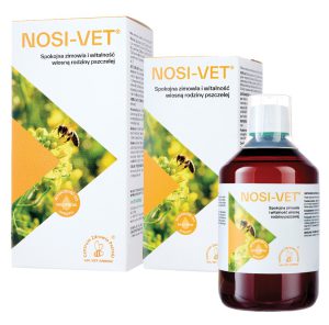 NOSI-VET – Lisasööt mesilastele elujõu tagamiseks kevadel ja rahulikuks talvitumiseks ilma nosematoosi ja seenhaigusteta, 200 ml.